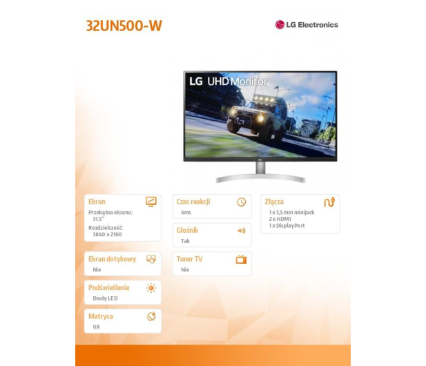 LG 32UN500-W 4K HDR - 607244 - zdjęcie 12